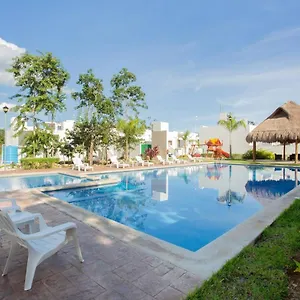 Apartamento Apartamento Gema Turquesa En Privada Con Seguridad Y Familiar